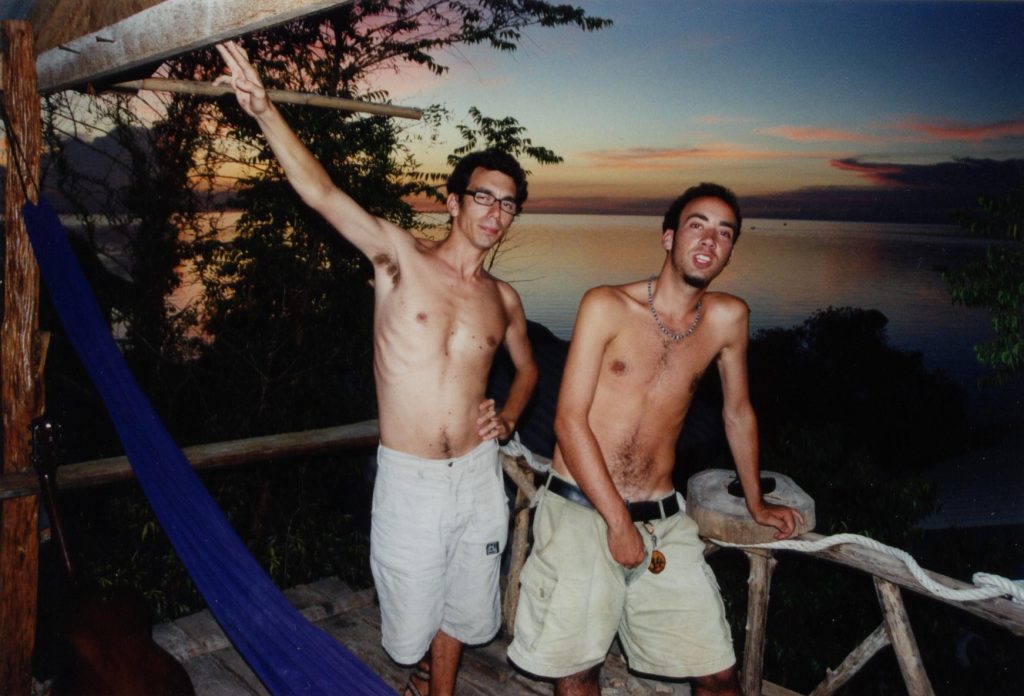 Woody & Phillip In The Treehouse In Thailand Before Bike Accident