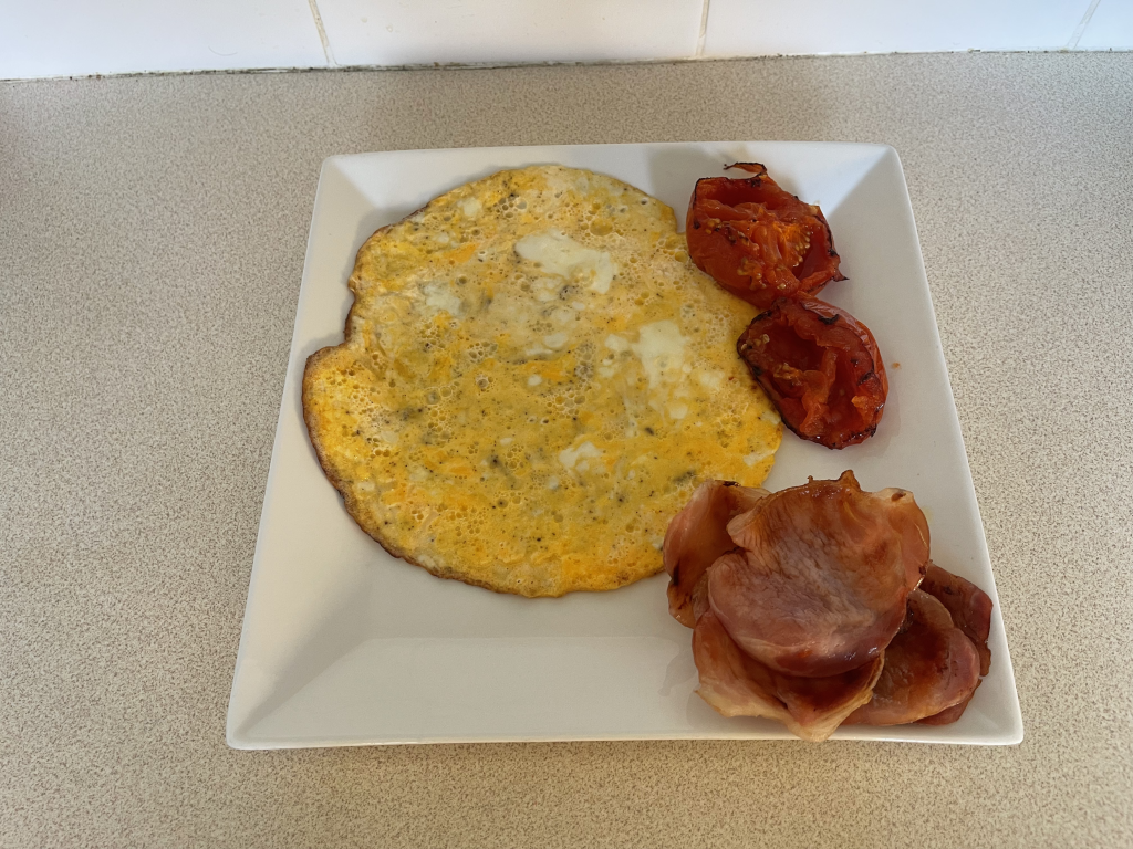 My first meal og the day- breakfast